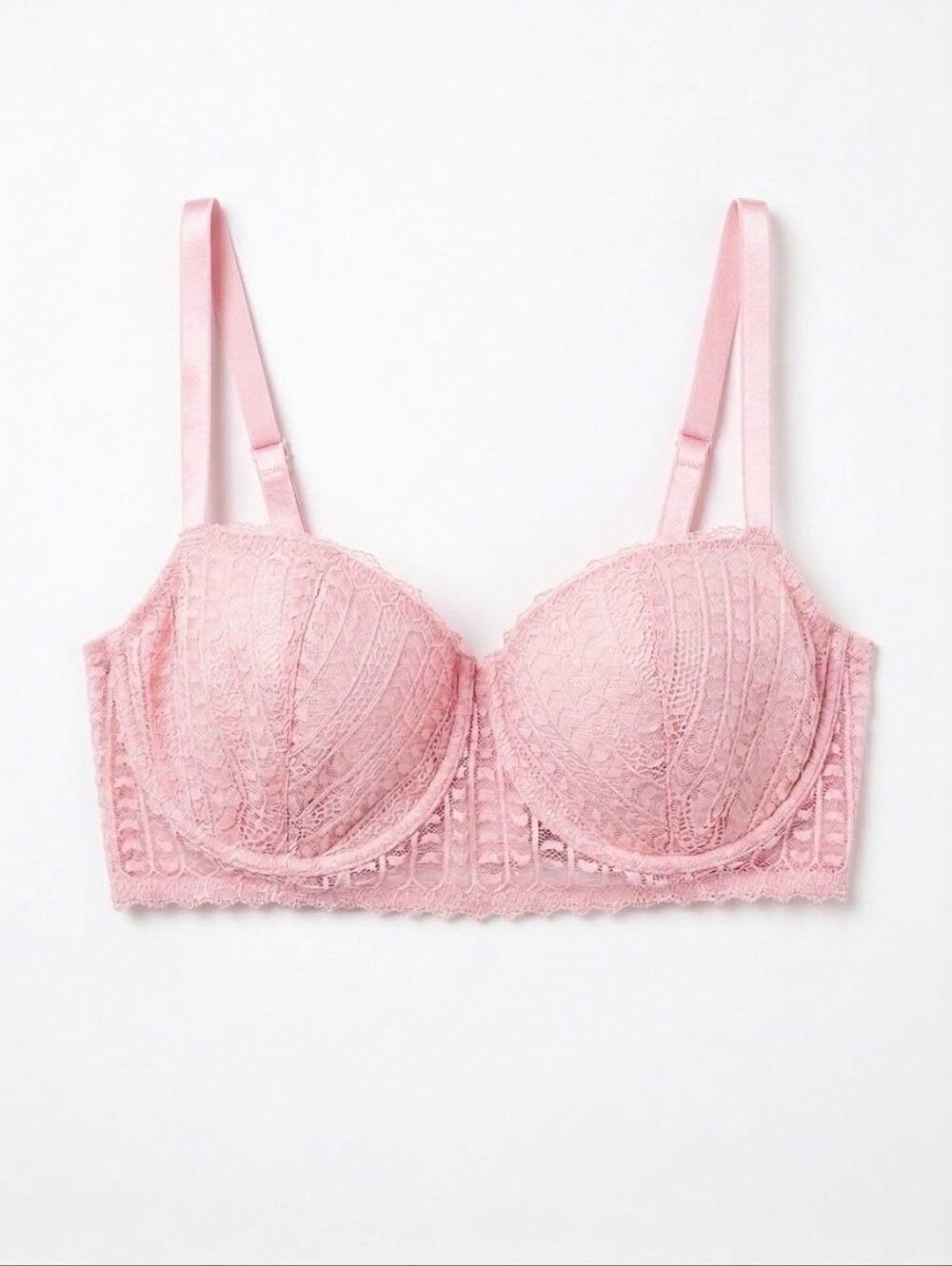 Adore Me Nymphadora Lightly Lined Longline Contour Balconette Bra | Size 42DDD